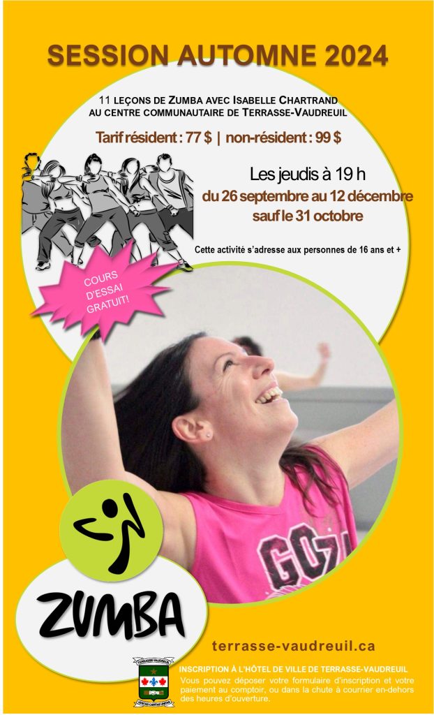 zumba 2024 automne(affiche)