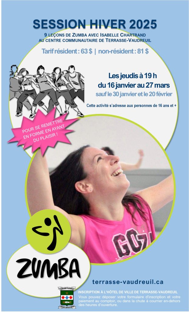 zumba 2025 hiver(affiche)