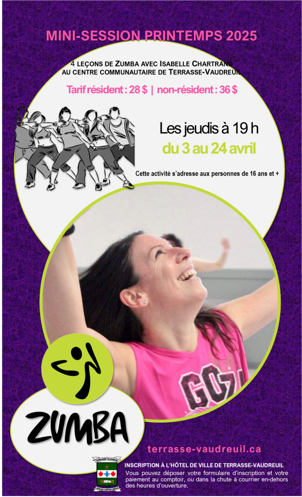 zumba 2025 printemps(affiche)